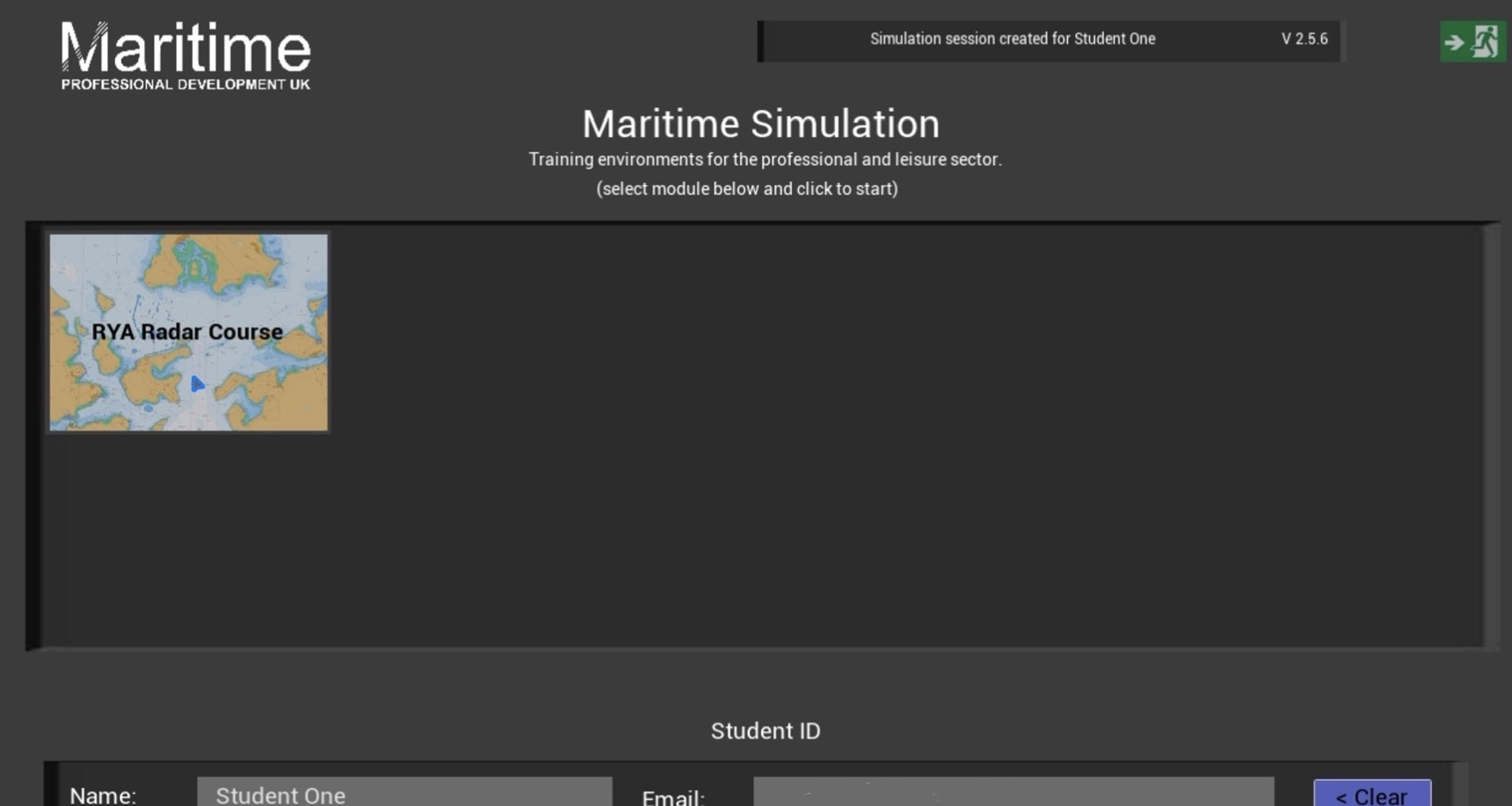 RYA Radar Simulator