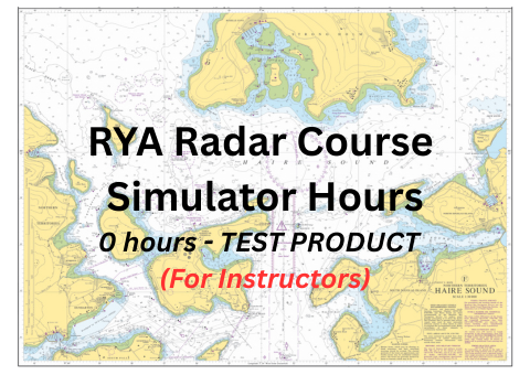 RYA Radar Course simulator - DO NOT PURCHASE - 0 hours Instructor access